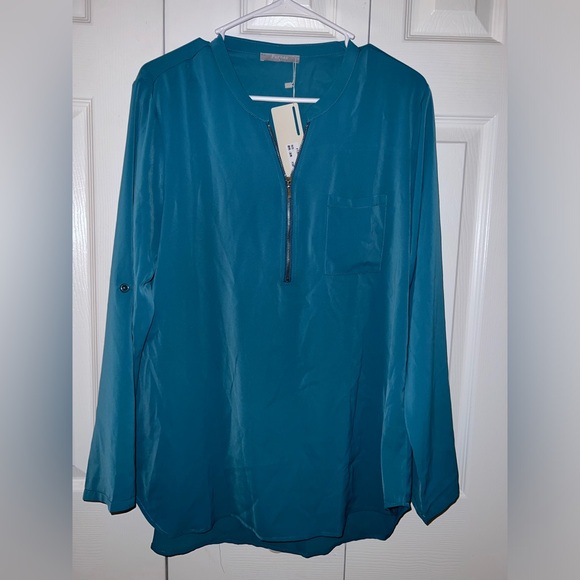 Furnex blouse Turquoise size L for women’s - Picture 1 of 7